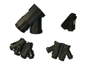 Y-Branch Cable Tie (Diagonal Tee Connector)